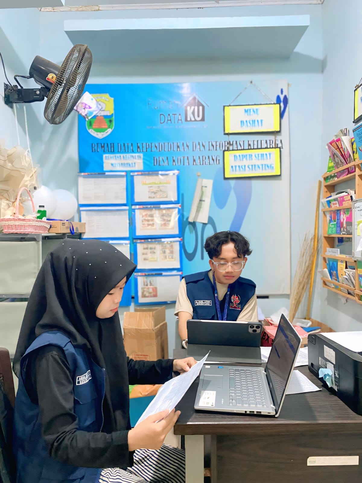 KKN UIN Jambi Bantu Digitalisasi Data dan Arsip Desa